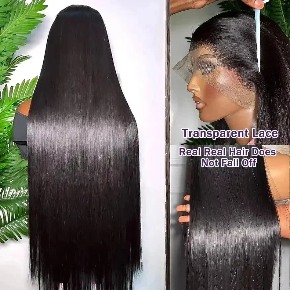 Brazilian Hair Human, Hair 13x4 Lace Front Preplucked Wig 5x5 Glueless Remy