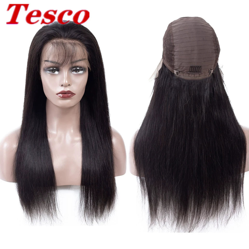 Brazil Top Lace Human Wigs Fashion Long Black Straight Hair