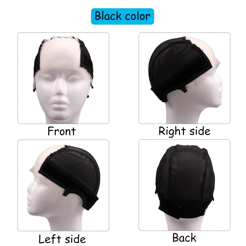 Invisible Lace Wig Cap with  Wide Band -Perfect for Wig and Hairpieces