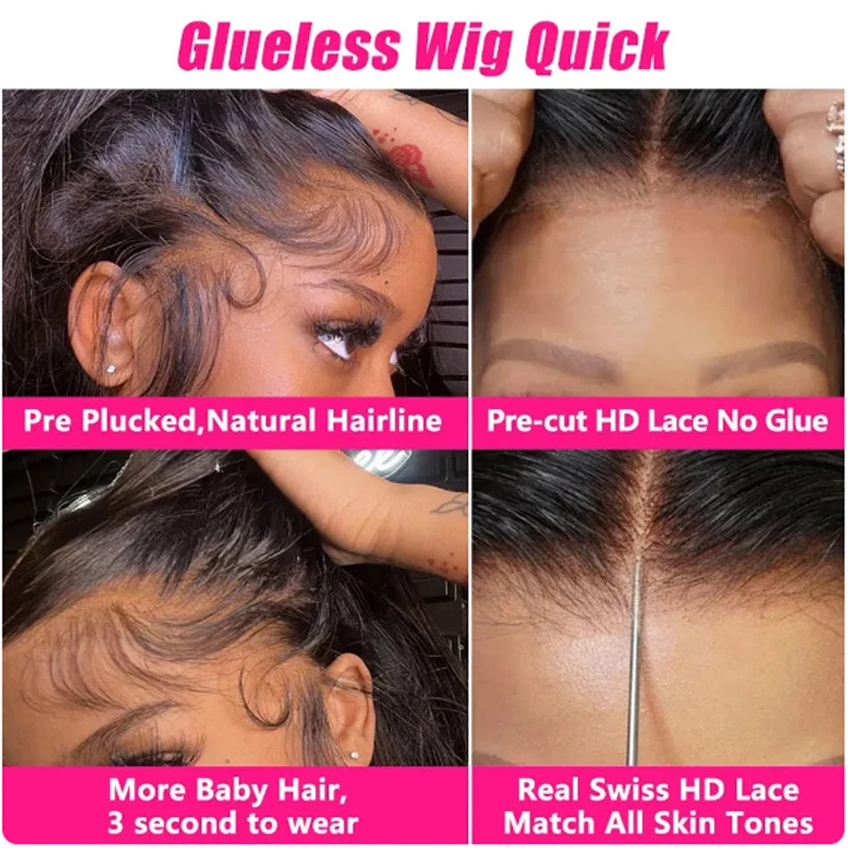 Glueless Bob Wig Bone Straight Lace Frontal Wig 180% Raw Human Hair Wigs for Black Women PrePlucked HD Transparent