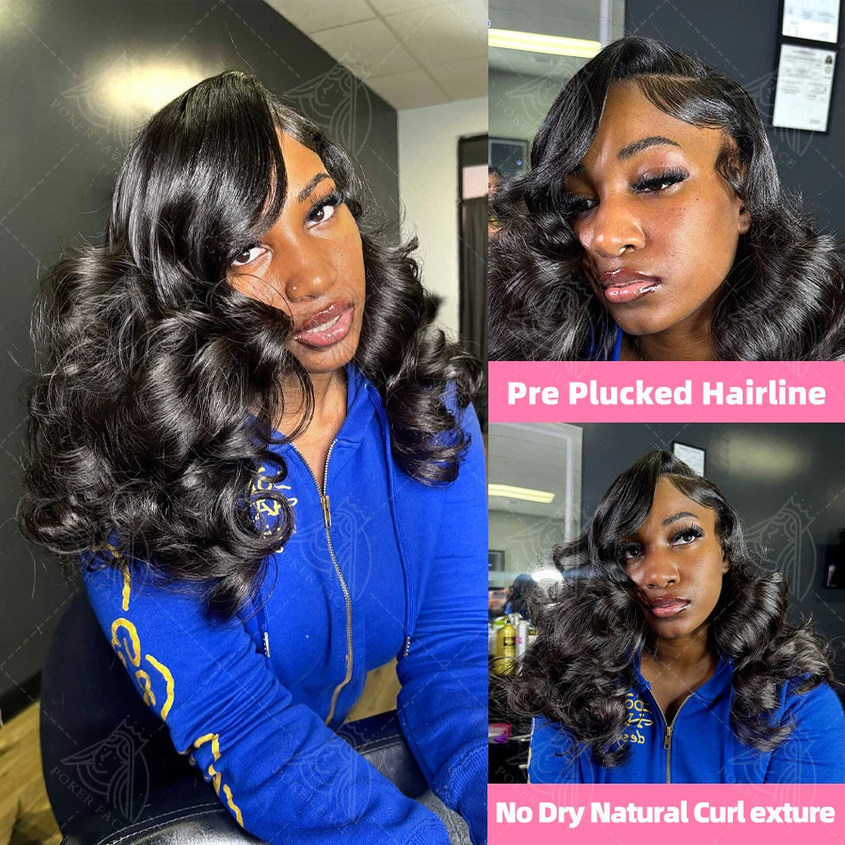 Brazilian Body Wave Short Bob 13x4 13x6 HD Transparent Lace Front Human Hair Wigs 5x5 high density  Lace Frontal