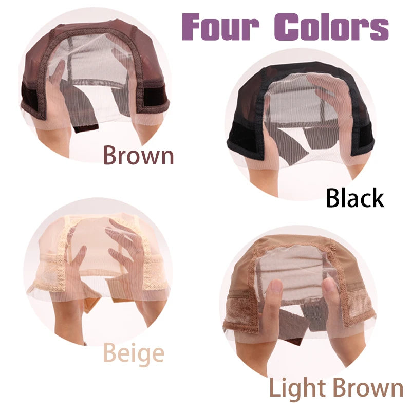 Invisible Lace Wig Cap with  Wide Band -Perfect for Wig and Hairpieces