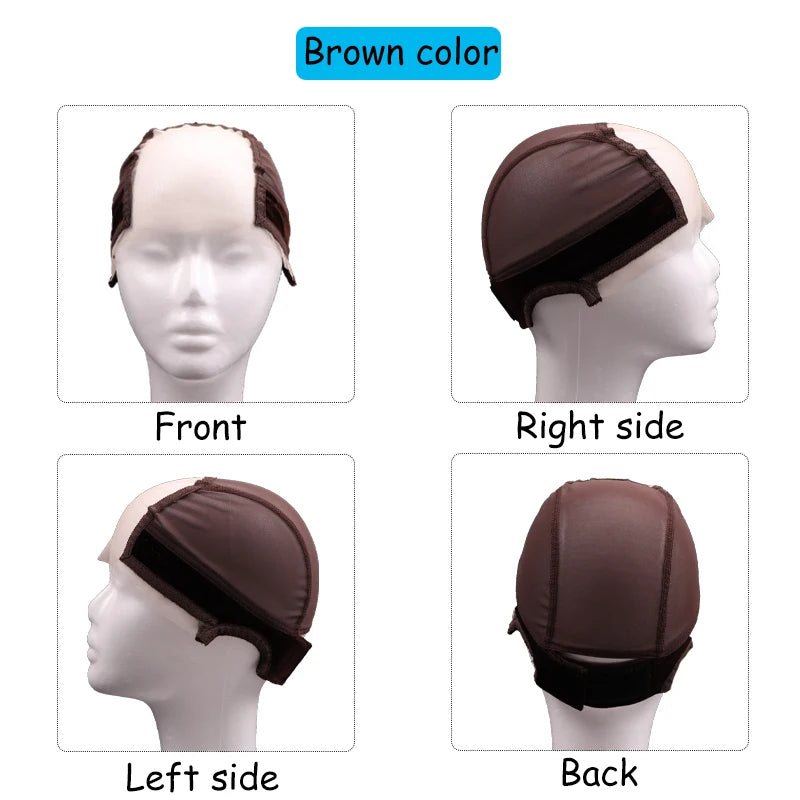 Invisible Lace Wig Cap with  Wide Band -Perfect for Wig and Hairpieces