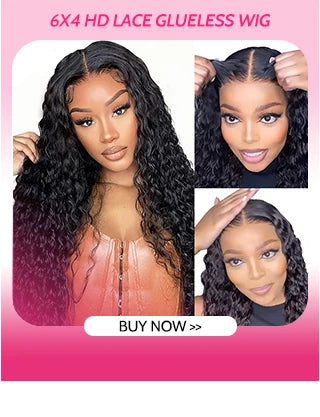 Wig Brazilian Deep Wave Pre Bleached Knots 13x4 Lace Wigs 6x4 HD Glueless Pre Plucked Human Wigs Ready To Go