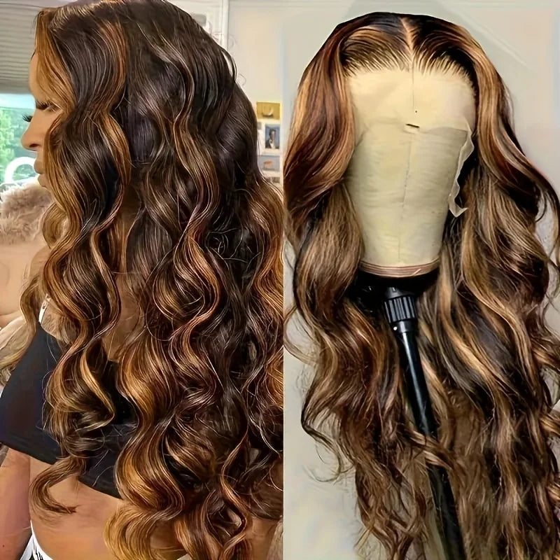 30 Honey Blonde Body Wave Lace Front Wig  Human Hair Wig for Women Special Clearance  Sale